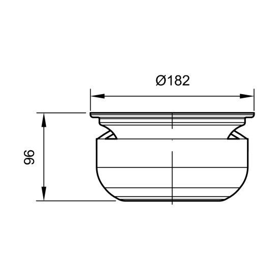 ACO IA218 Vatnslás V+H 304