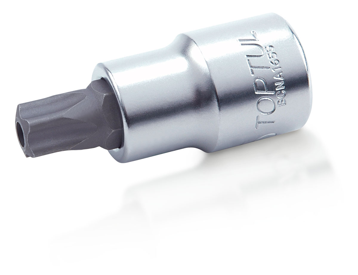 Toppur 5-kant 1/4" T27 M/gati