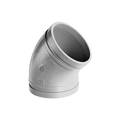 Gróp hné 11/4" 45ø galv (ks)