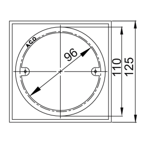 Upphækkun f svalanf plast H.127mm