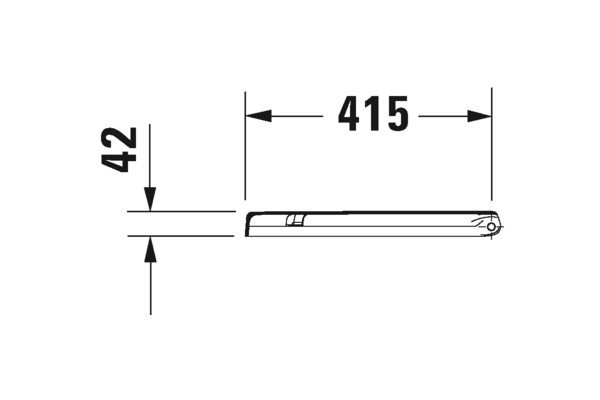 Duravit Starck 3 hæglokandi seta