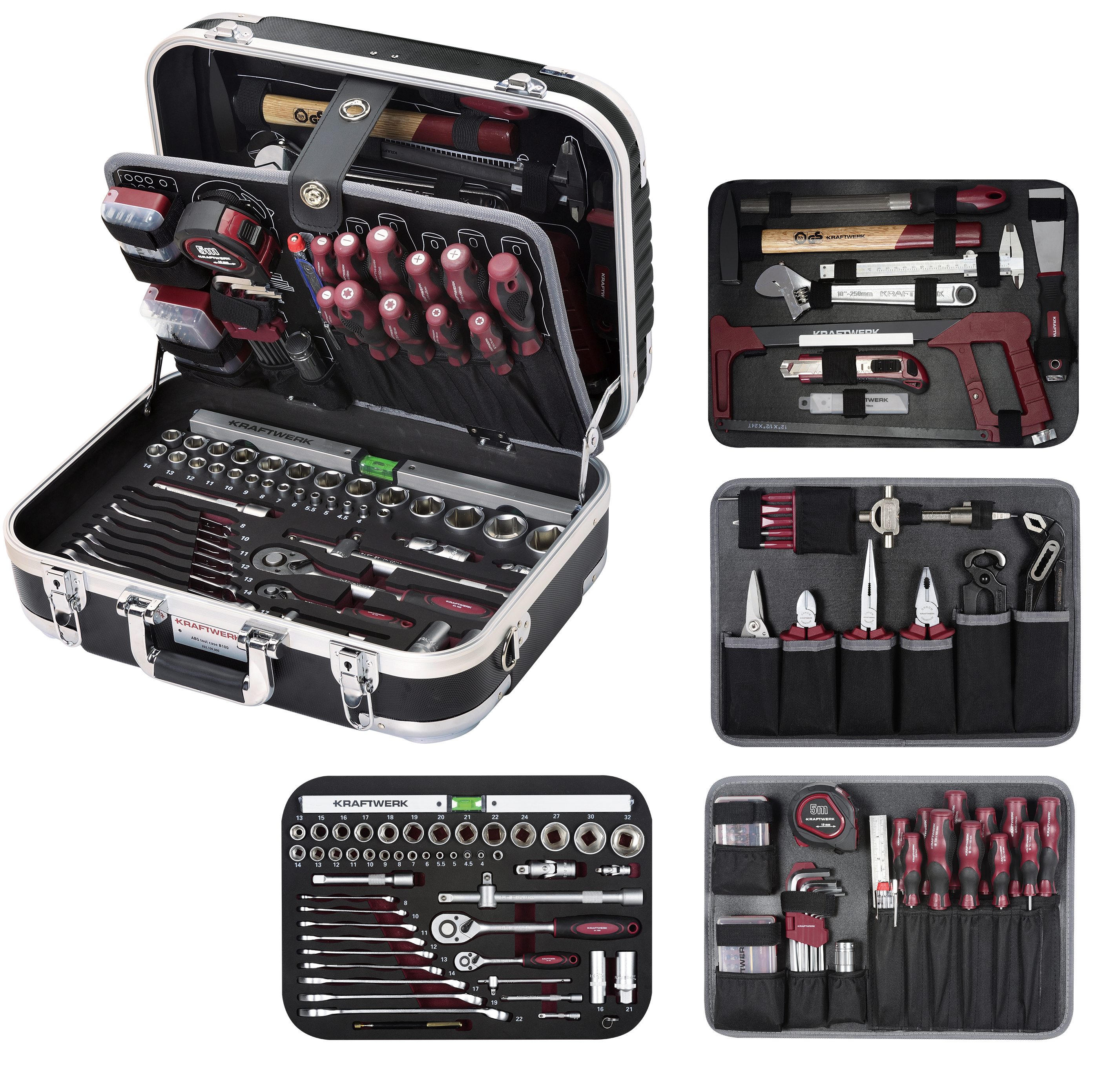 Verkfærataska 170 stk Ál