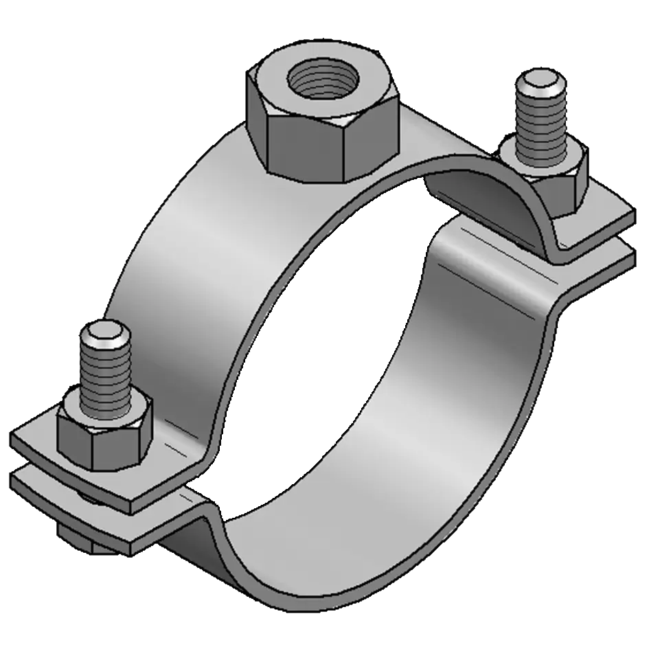 Ryðfr. festing 3/8" án gúmmí 316