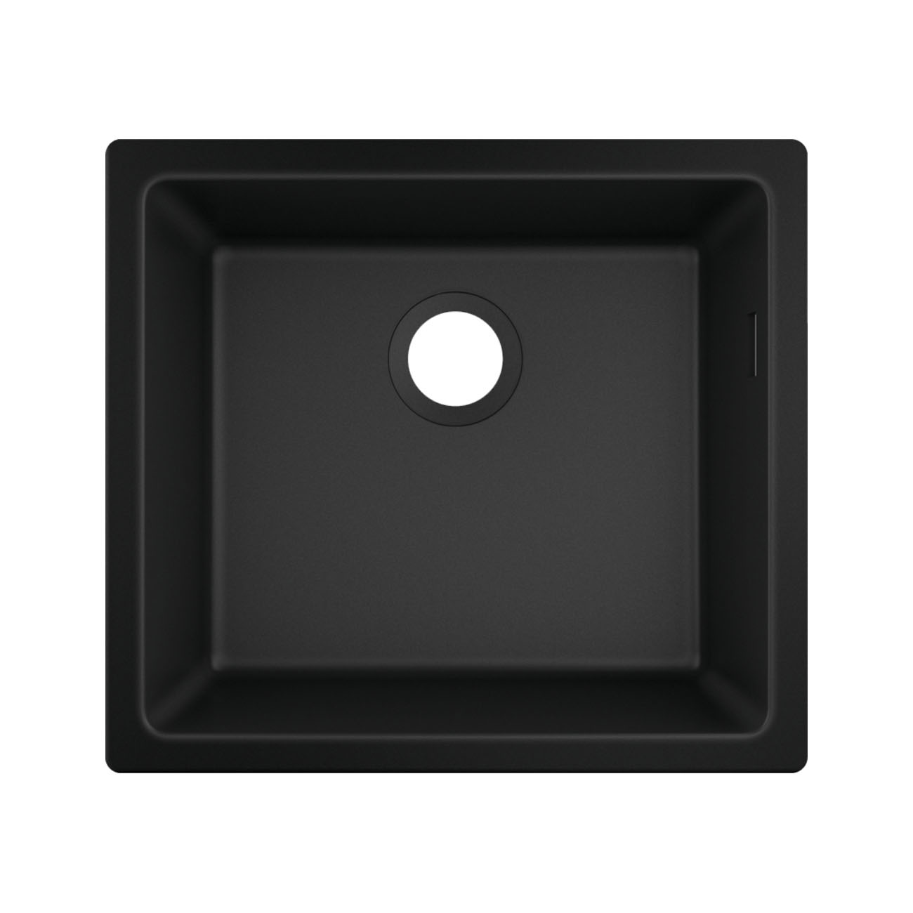 Hansgrohe undirlímdur vaskur Graphitblack  S51 (45x40)