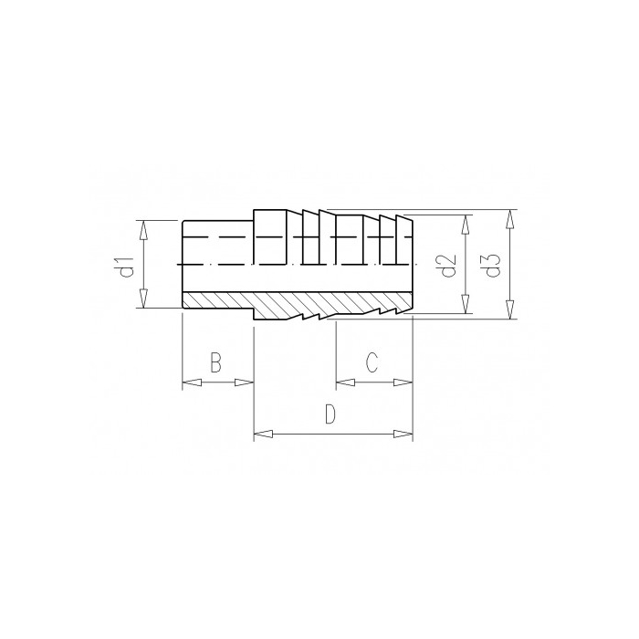 LÍM SLÖNGUTENGI 12/12-14