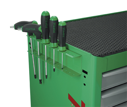 Skrúfjárnastandur fyrir verkfæravagn grænn