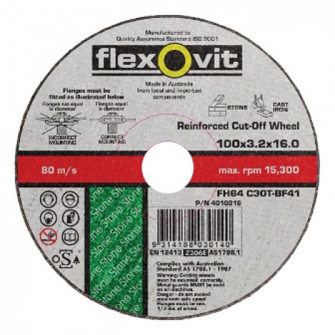 Skurðarsk 125x3.0 F/Stein