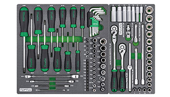 Verkfæravagn PRO+ 261 Stk Blár