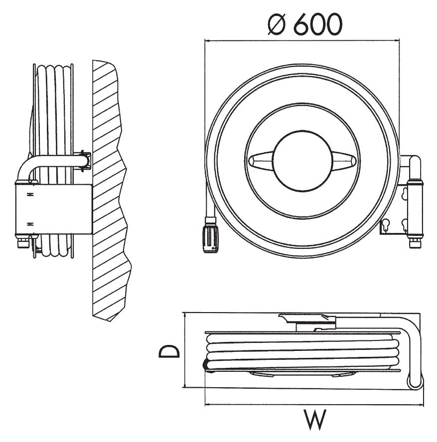 ÞVOTTASL.100SW/235 19mm 30m