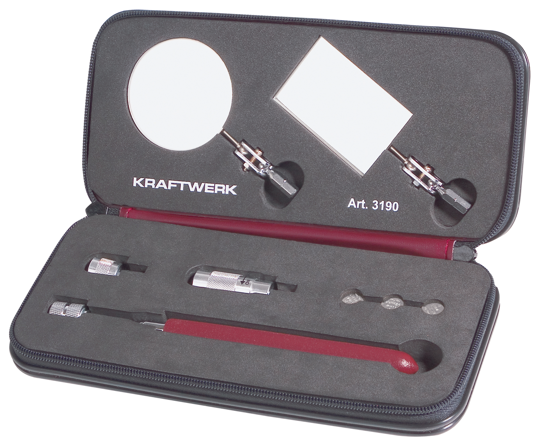 Segullpenni spegill, ljós Sett