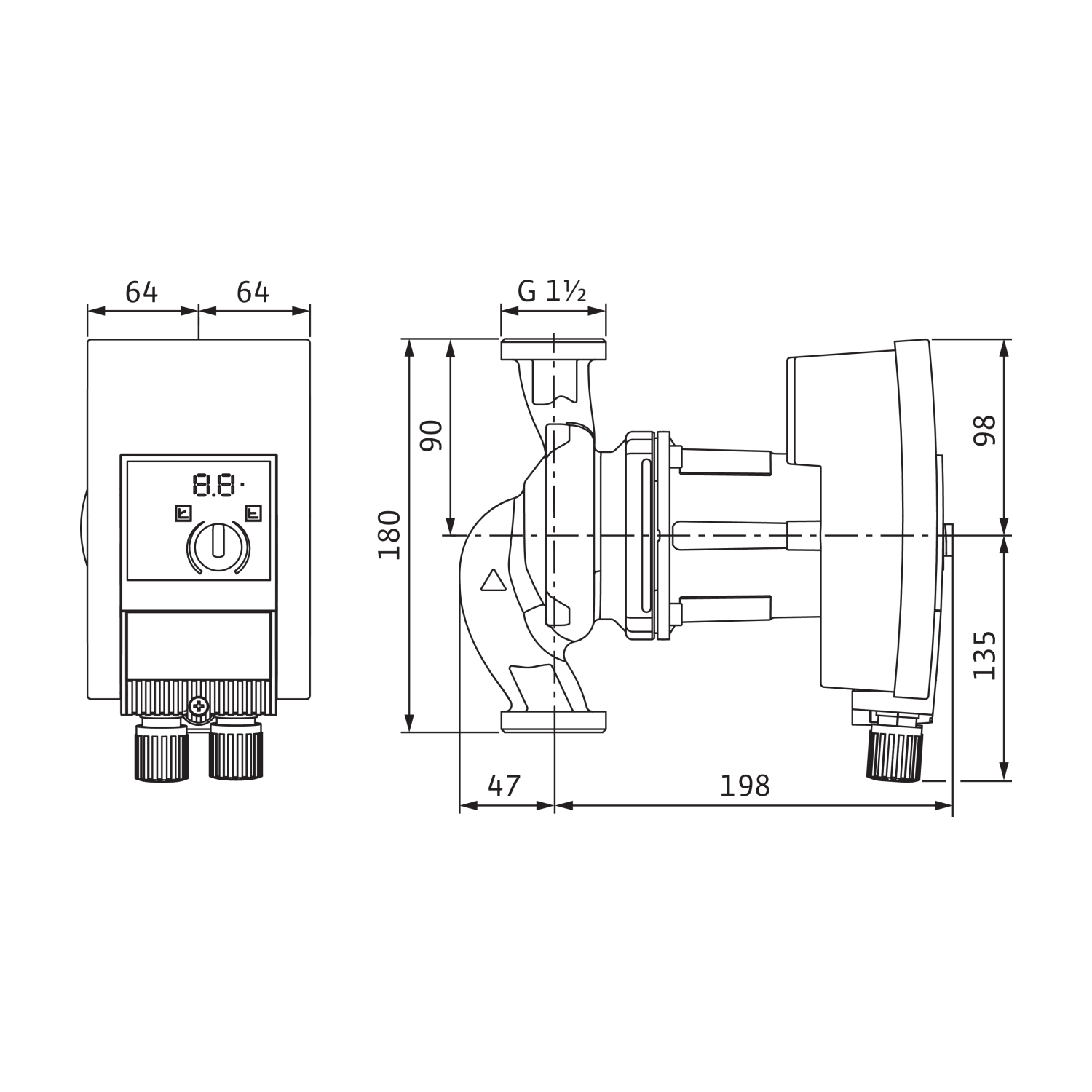 WILO YONOS MAXO 25/0,5-12