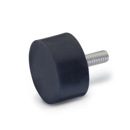 Vélapúði M6/25x20mm ryðfr.m/bolta