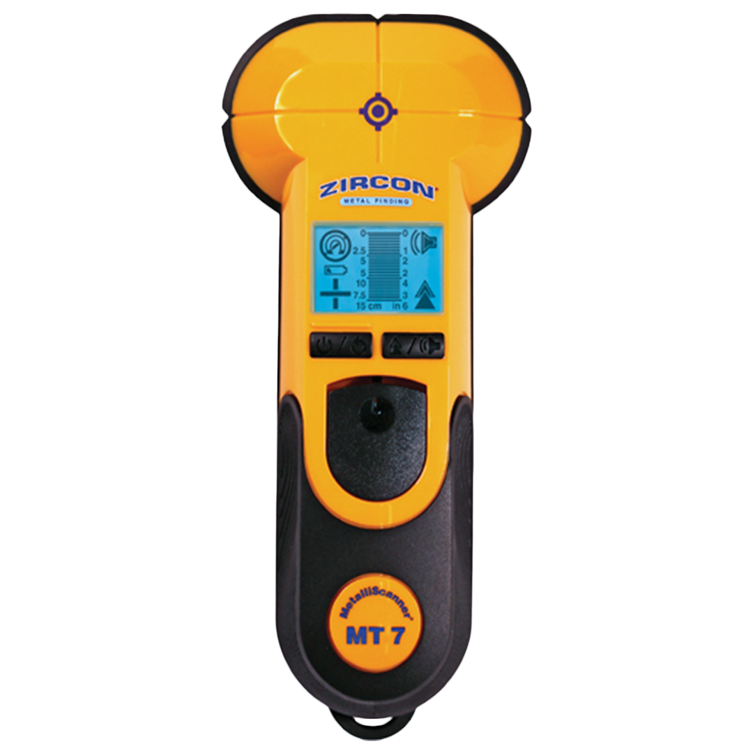 Skanni fyrir járn.  Finnur kambstál, rör og fleiri málma.