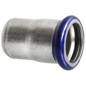 Presslok 15mm m/múffu Ryðfrítt