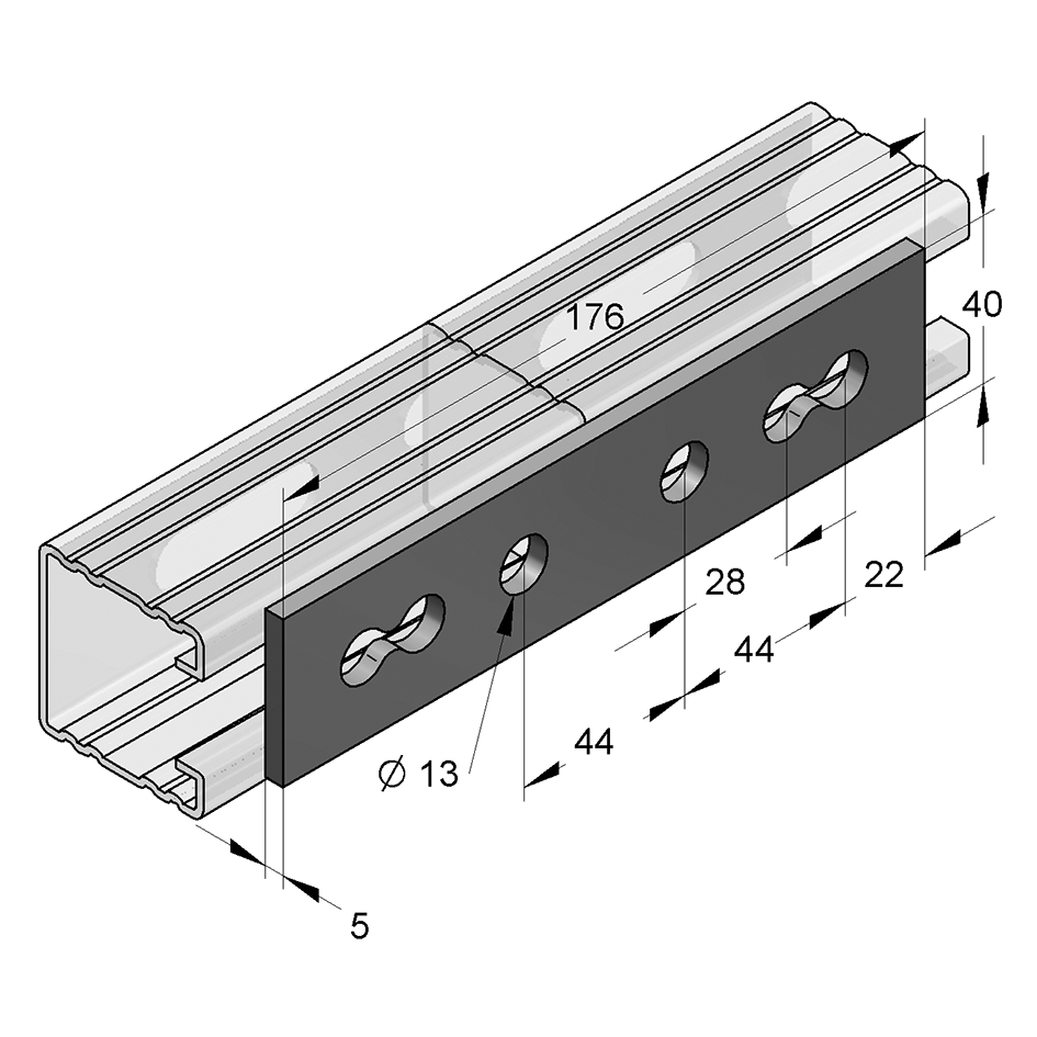 Samsetning f/brautir 40/176 RL80