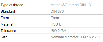Vélsnittappi snúinn og bor saman í pakka 16mm