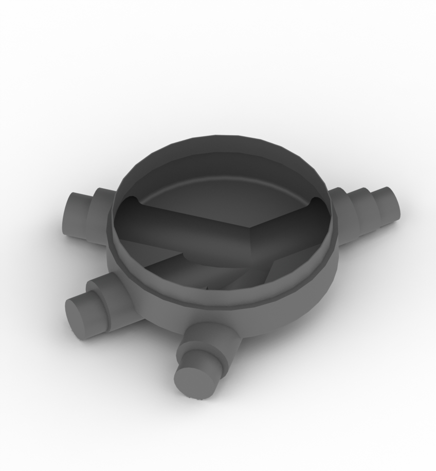 Brunnubotn 1000 - 250mm/200mm/160mm stútar