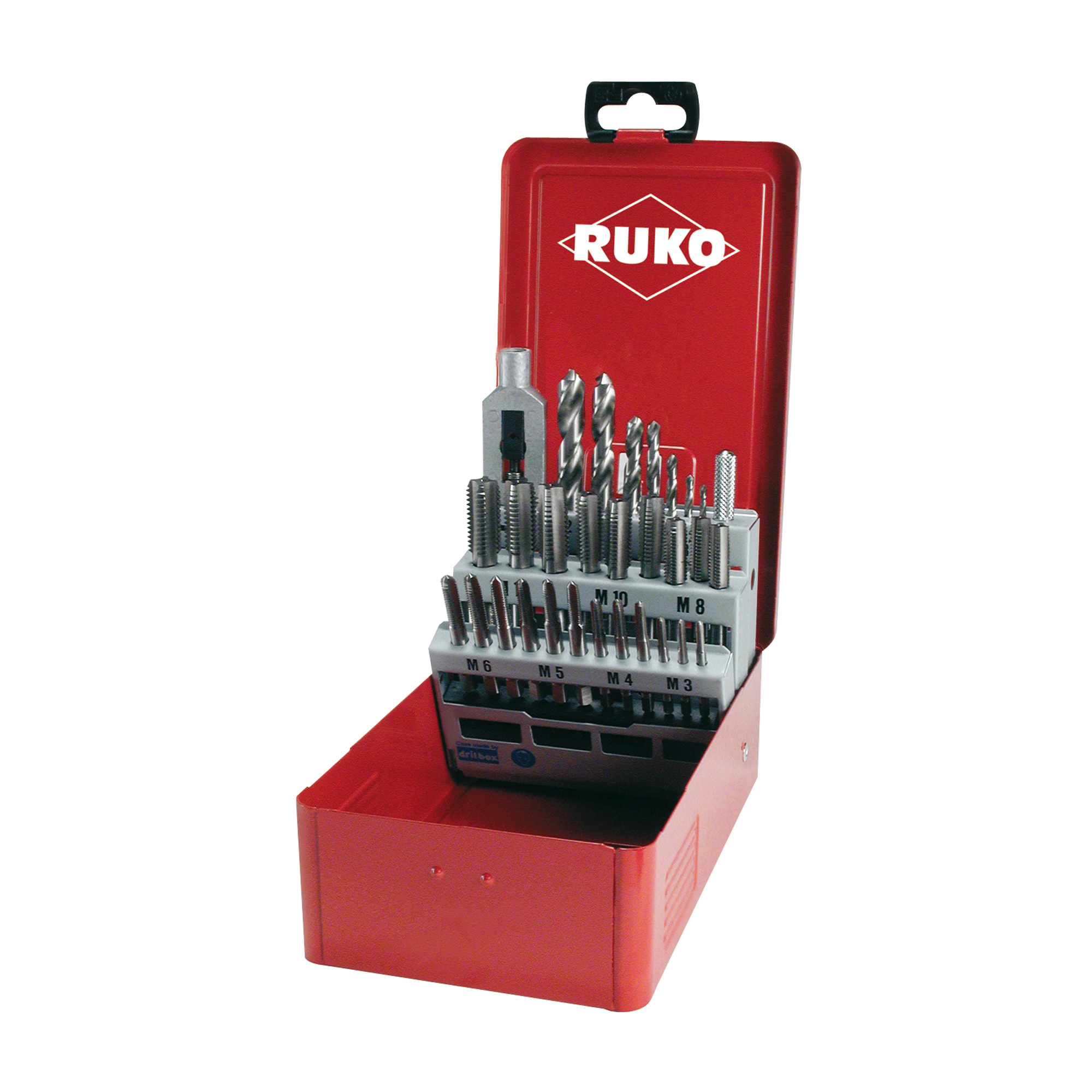 Snittsett HSS 3-12mm bor/tappar/vinda