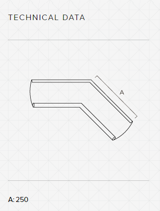 Innhorn 120 45° Rautt