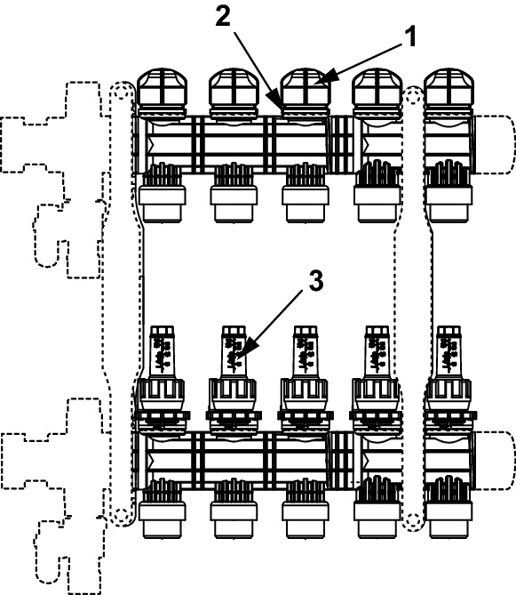 TECE SLQ Kista 2+2 m / flæðiglasi