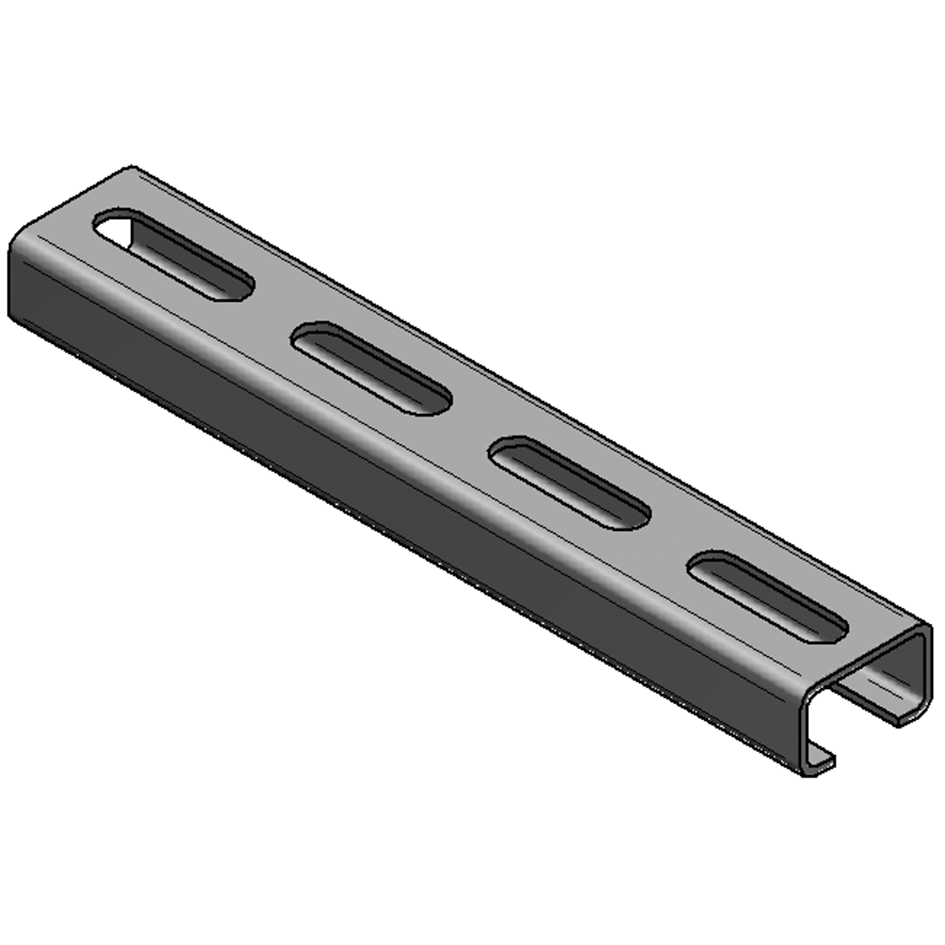 Brautir C 35/21 2mm 2mtr. Galv