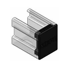 Prófíl tappi í STEX 45/45 plast