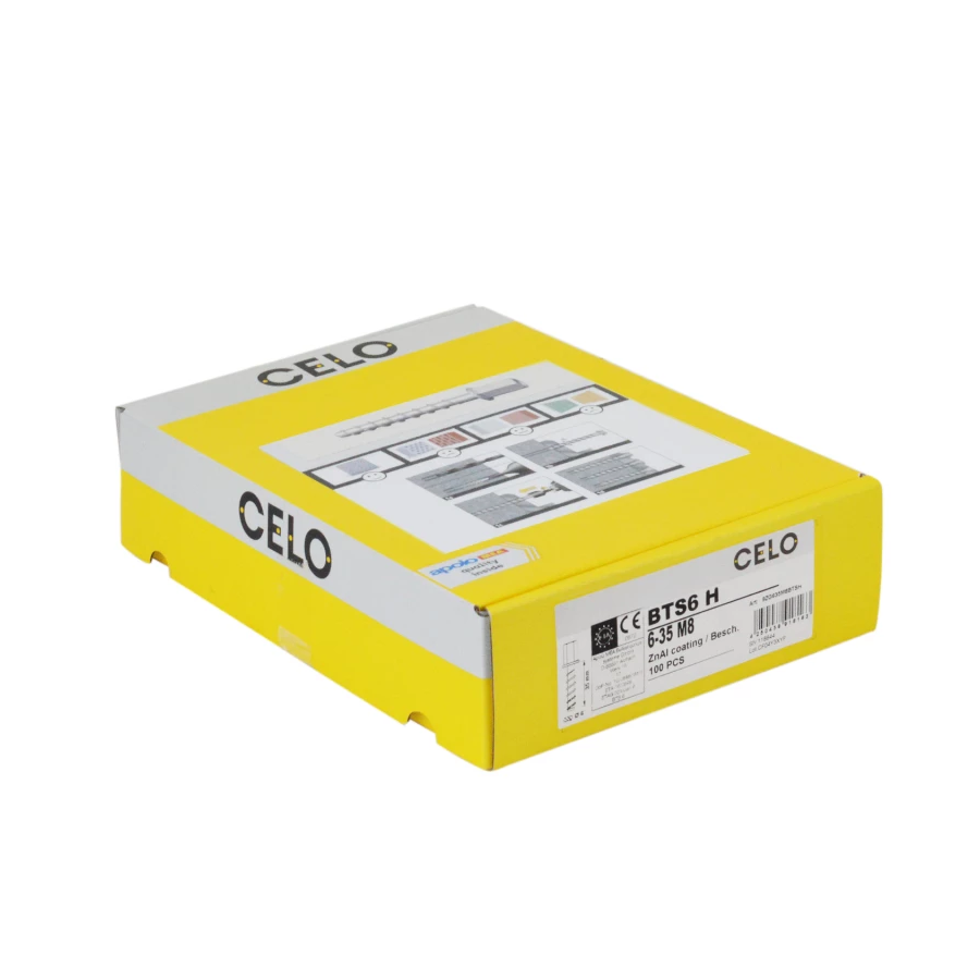 Múrskrúfa innansexkant -6-35 M10 Zink flaked