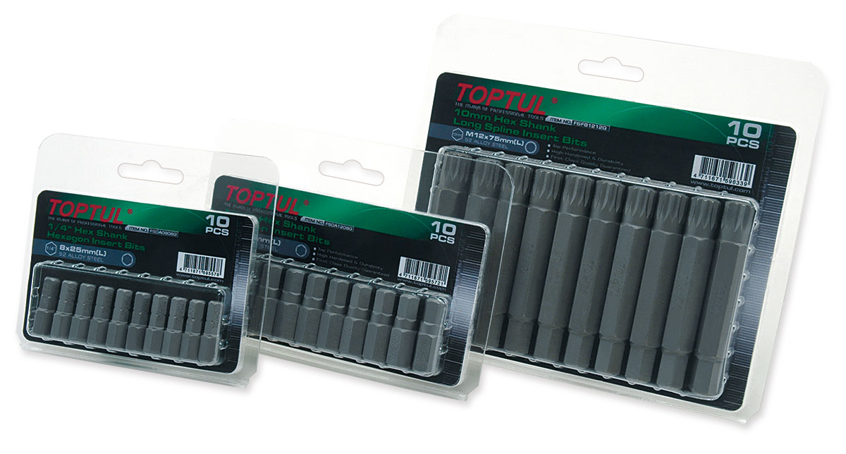 Sexkantbiti M 2.5- 10 stk