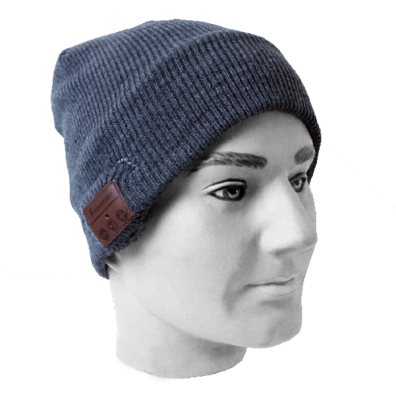 Bluetooth húfa grá