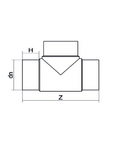 TÉ PE-100 75MM SDR17,6