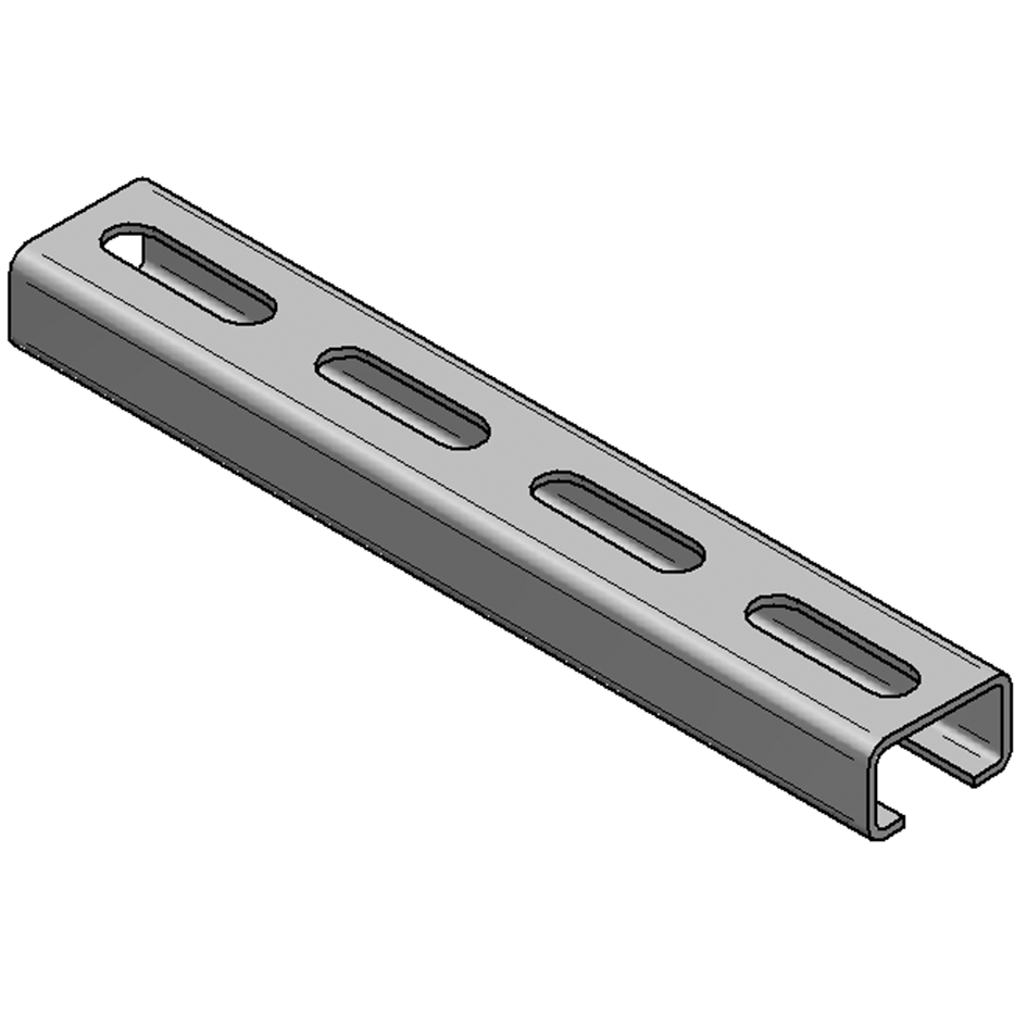 Ryðfr. brautir C 35/21 2mm 3mtr. (18) 316
