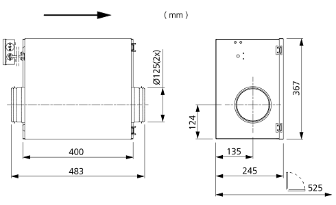 Einangr.Stokkabl. IRE 125C