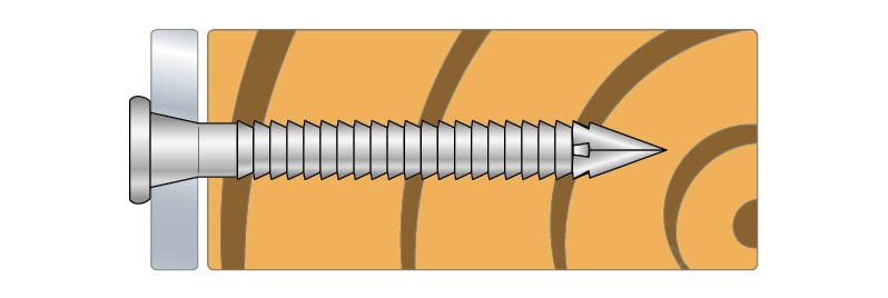 Kambsaumur 4,0x40mm 250stk