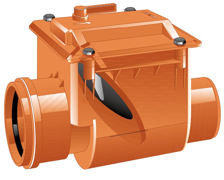 PVC Einstefnuloki 110 mm 