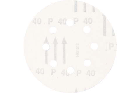 Fiberskífa 125mm 8 gata gr 40