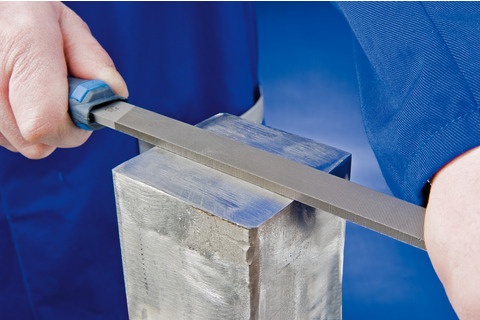 Þjöl, flöt 250mm gróf