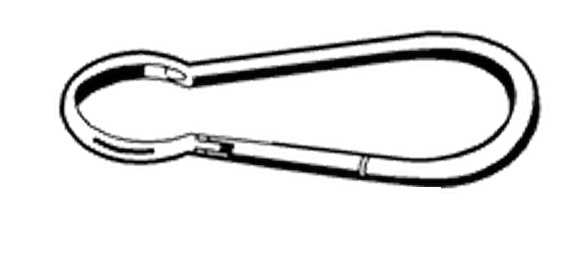 Fjaðurlás rafgalv 10mm