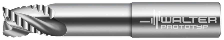 Karbítfræs 10mm 3sk gegnboraður