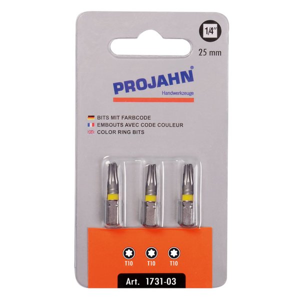 Skrúfbiti Torx 10  3stk