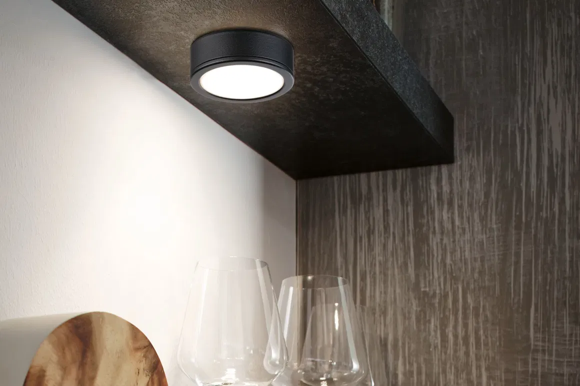 PAULMANN LED Undirsk. 3x3,5w 300lm 827 svart m/húsi 230V
