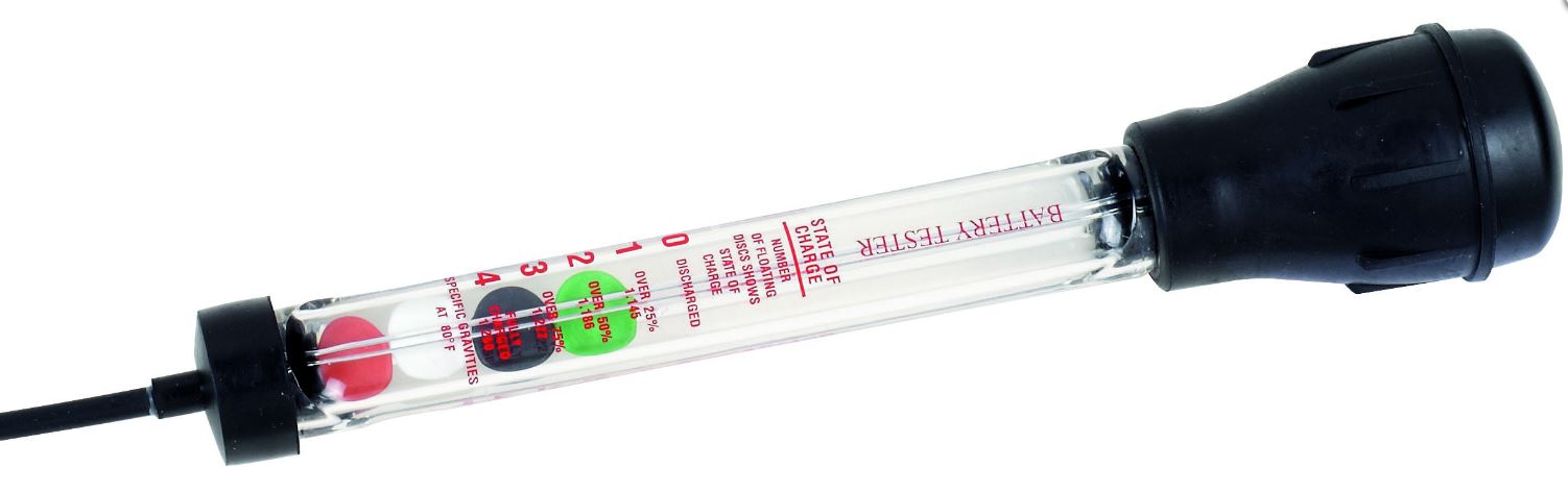 Sýrumælir fyrir rafgeyma 