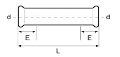 Skot-Múffur 42mm Ryðfrítt