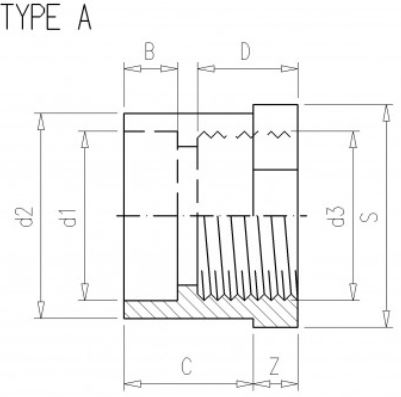 Snittuð Minnkun UPVC
