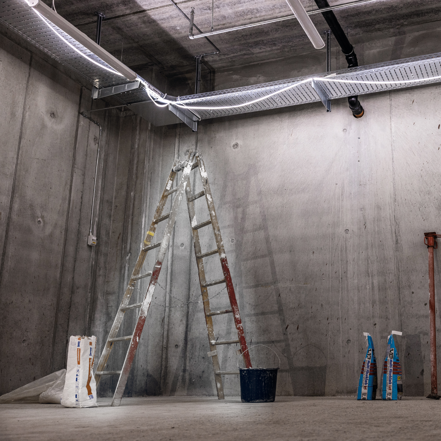 Vinnuljósaborði 25m á trommlu Rope light