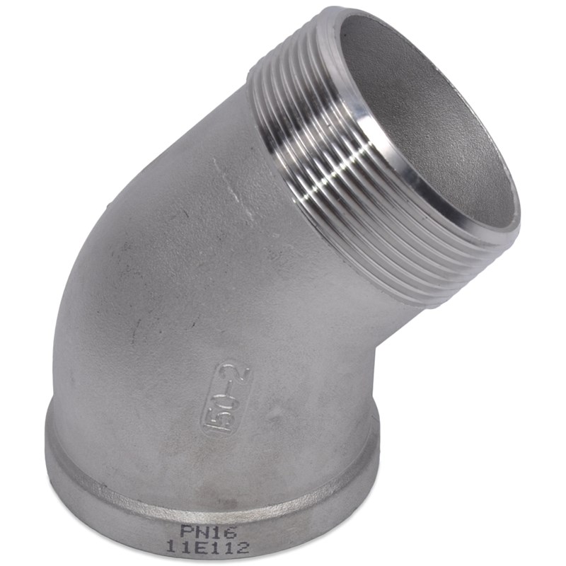 N-H-Hné 45ø2" Ryðfrí