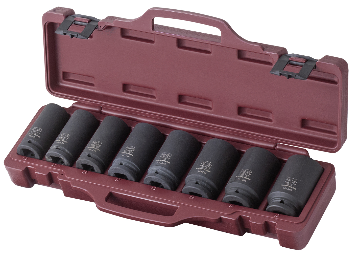 Toppasett 3/4" 26-38mm langir