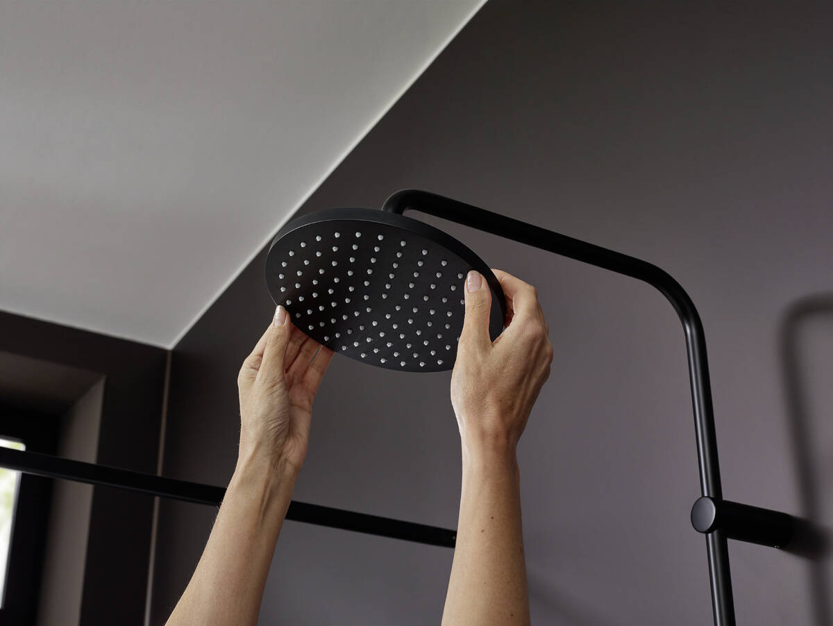 Hansgrohe Vernis Sturtusett 200 mm Matt svart