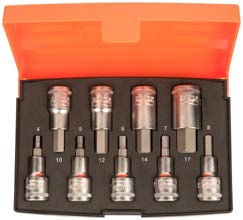 Sexkant-toppasett 1/2" 4-17mm