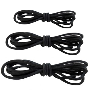 SKÓREIMAR 160 CM SVARTAR