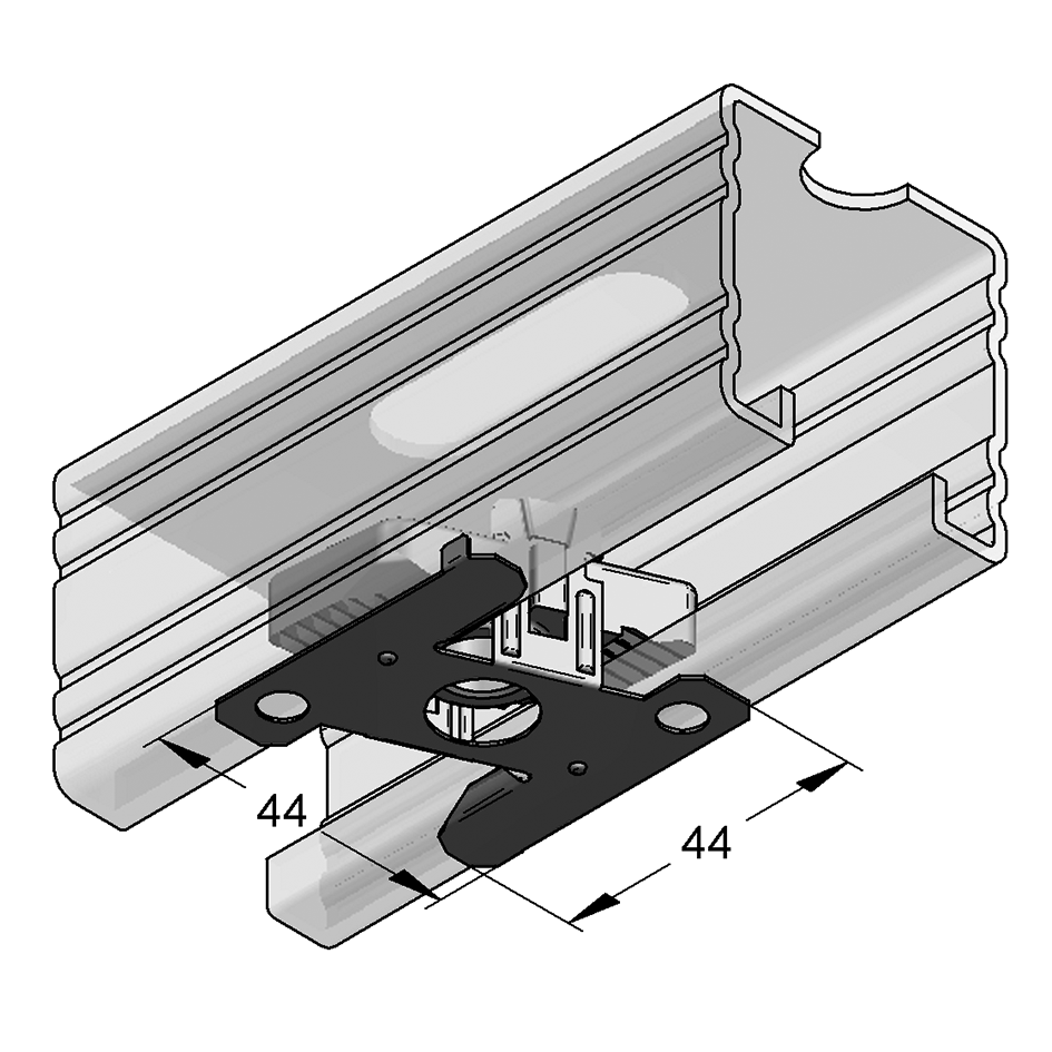 Brautarró quick M8 f/braut STEX 45 MP 36mm x 20mm galv (30)